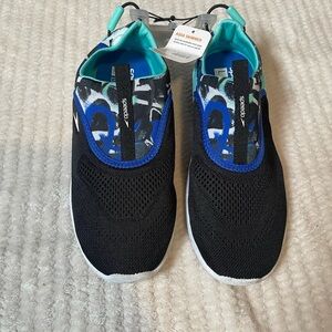 Speedo Kids Water Shoes - Black and Blue Camo